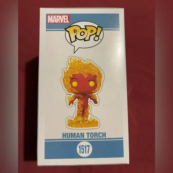 Funko Human Torch Pop! Red and Yellow Figure - Picture 4 of 6